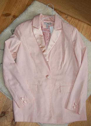 Новий!ошатний костюм в кольорі пудра/подовжений блейзер/спідниця– міні asos9 фото