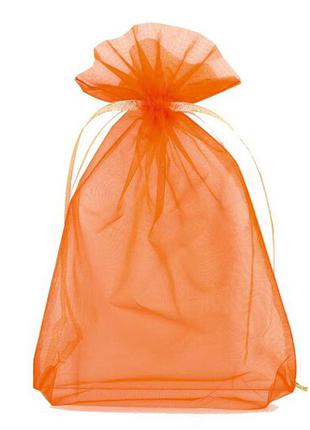 Оранжевый мешочек из органзы ив роше1 фото