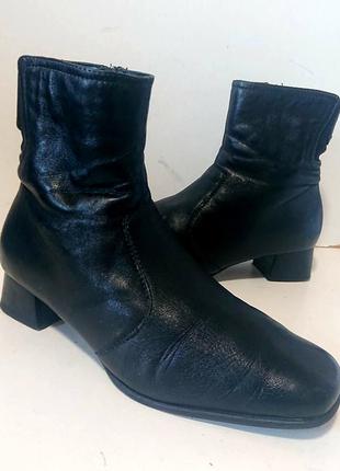 Зимние кожаные винтажные ботинки medicus германия