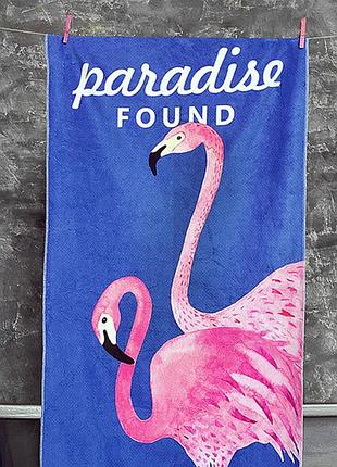 Рушник великий з принтом paradise found 150x70 см (plb_21j009)