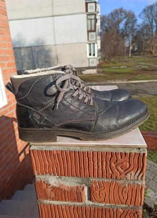 Утепленные зимние термо ботинки rieker tex9 фото
