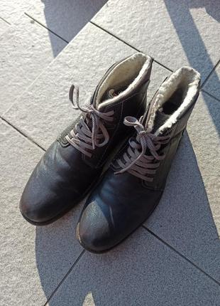 Утепленные зимние термо ботинки rieker tex6 фото