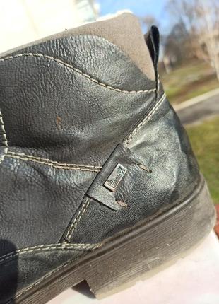 Утепленные зимние термо ботинки rieker tex7 фото