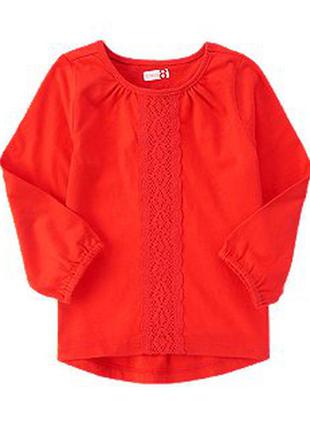 Блузка хопковая котонові реглан з мереживом блуза для дівчинки блузка сорочка вишиванка