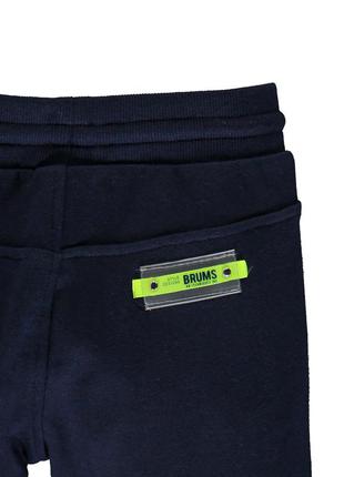Спортивные брюки для мальчика   со вставками brums 211bfbm002-285 синие 128-1706 фото