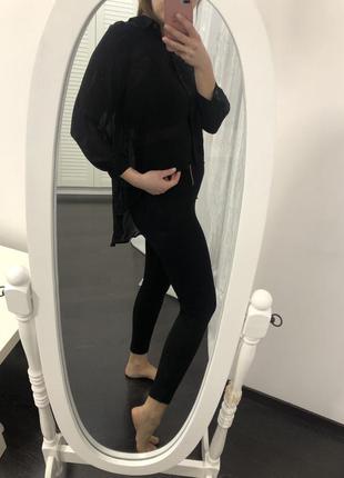 Чорна блуза2 фото
