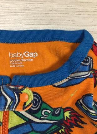 Супер стильный песочник пижамка на замке от gap