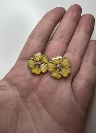 Симпатичні квіточки сережки гвоздики6 фото