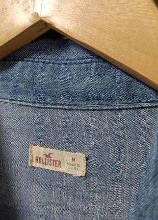 Рубашка джинсовая hollister3 фото