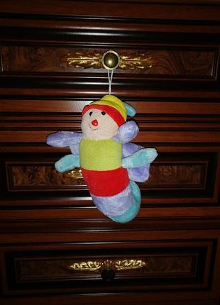 Іграшка м'яка метелик-гусениця