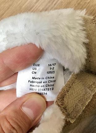 Угги пинетки сапоги h&m 3