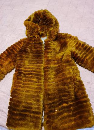 Дитяча шуба з хутра кролика 122