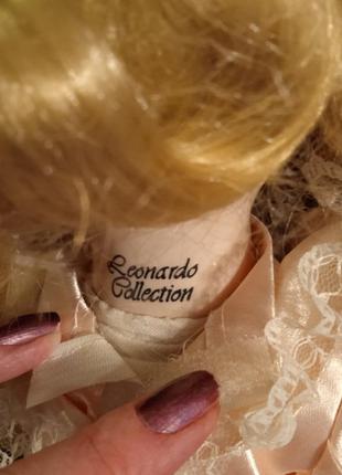 Шикарная винтажная интеръерная кукла , фарфор, leonardo collection3 фото