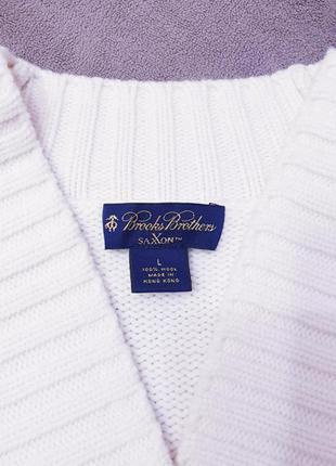 Brooks brothers saxxon кардиган свитер шерсть 2