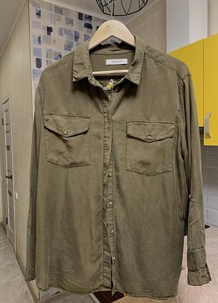 Рубашка с вышитой спинкой