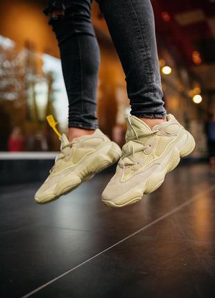 Кроссовки женские adidas yeezy 500 "super moon yellow”