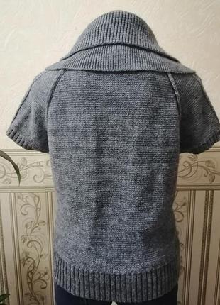 Теплая кофточка с оригинальным воротником. 3