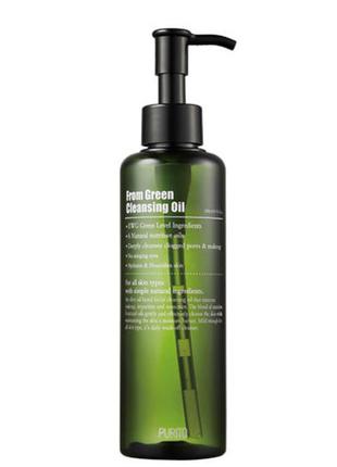 Органическое гидрофильное масло purito from green cleansing oil5 фото