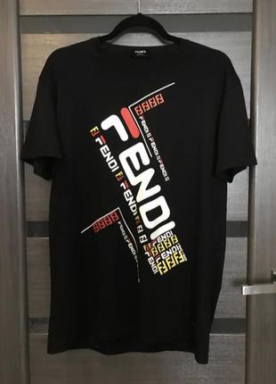 Футболка чоловіча fendi🖤