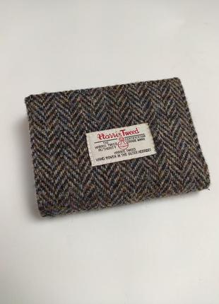 Стильний твідовий гаманець harris tweed