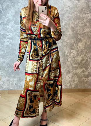Шовкова сукня міді