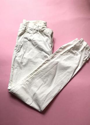 Белые брюки zara 4