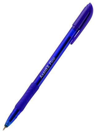 Ручка масляная axent flow ab1054-02-a, 0.7 мм, синяя