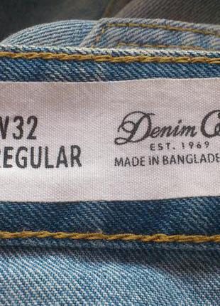Джинсовые мужские шорты denim & co regular стильні джинсові чоловічі шорти деним ко🩳 w32🇬🇧🇧🇩6 фото