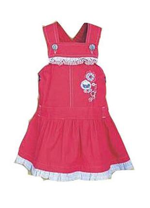 Детское платье-сарафан для девочки  80, 104 см
