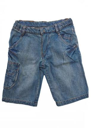 Детские шорты джинс для мальчика  92, 104 см (полномерные)1 фото