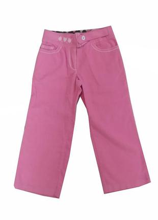 Детские брюки  для девочки микровельвет   104 см