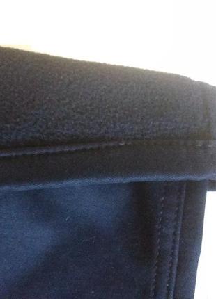 Детские штаны  утепленные для мальчика на подтяжках 98-116 см черные5 фото