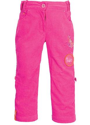 Детские брюки-капри для девочки вельвет  104 см (4-5 лет)