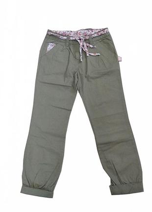 Дитячі штани для дівчинки 104-128 см на манжеті4 фото