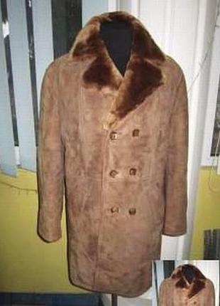 Натуральная мужская дублёнка roland. 50-52. лот 23