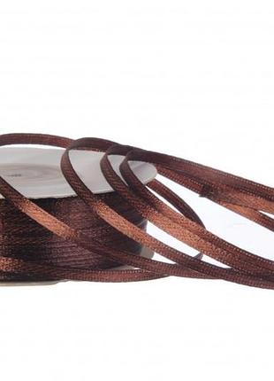 Лента атласная 3 мм (#32) (шоколадный)