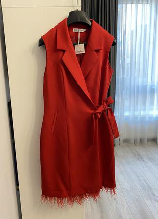 Червоне плаття від українського виробника maryline1 фото