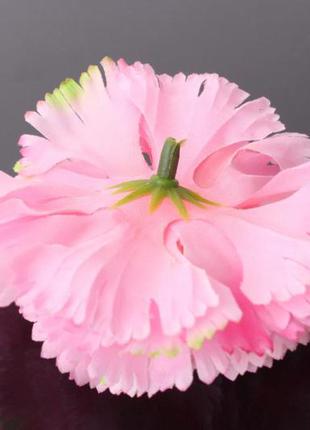 Хризантема шаровидная тканевая розовая3 фото