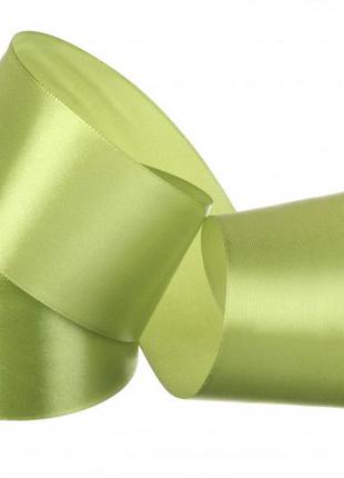 Лента атласная 48мм (#109) (светло-оливковый)