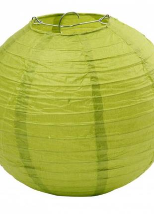 Паперовий шар оливковий 30см