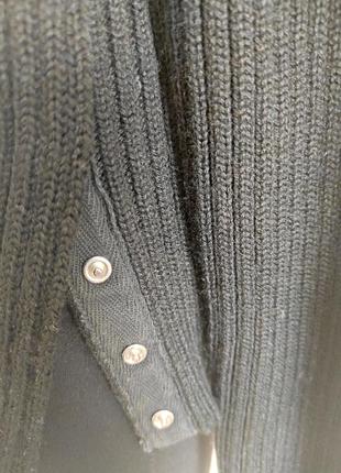 Поотный стильный свитер из шерсти меринос !7 фото