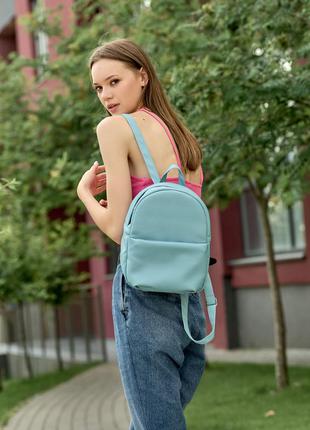 Супер скидка - голубой рюкзак для девушек- стильный и практичный аксессуар1 фото