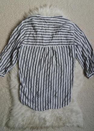 Блуза-рубашка с актуальными широкими рукава оверсайз6 фото