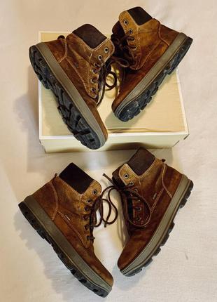 Зимние мембранные кожаные ботинки (унисекс) superfit (австрия)1 фото