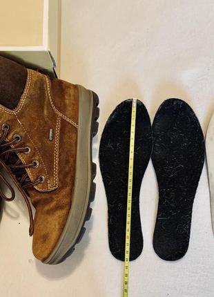Зимние мембранные кожаные ботинки (унисекс) superfit (австрия)8 фото
