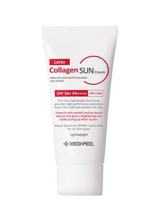 Солнцезащитный крем medi-peel red lacto collagen sun cream spf50 pa