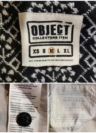 Шерстяное пальто в узор шерсть object collectors item демисезонное8 фото