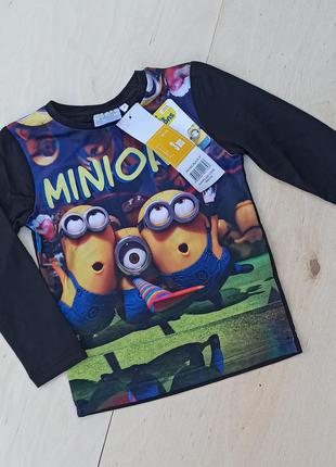 #лонгслів, кофточка  minions для хлопчика на зріст 98 см (3 роки).1 фото