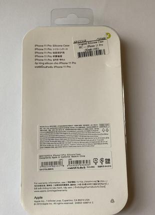 Чехол iphone 11 pro silicone case ( цвет/ khaki )2 фото