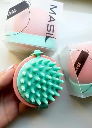 Массажная щетка для головы masil head cleaning massage brush